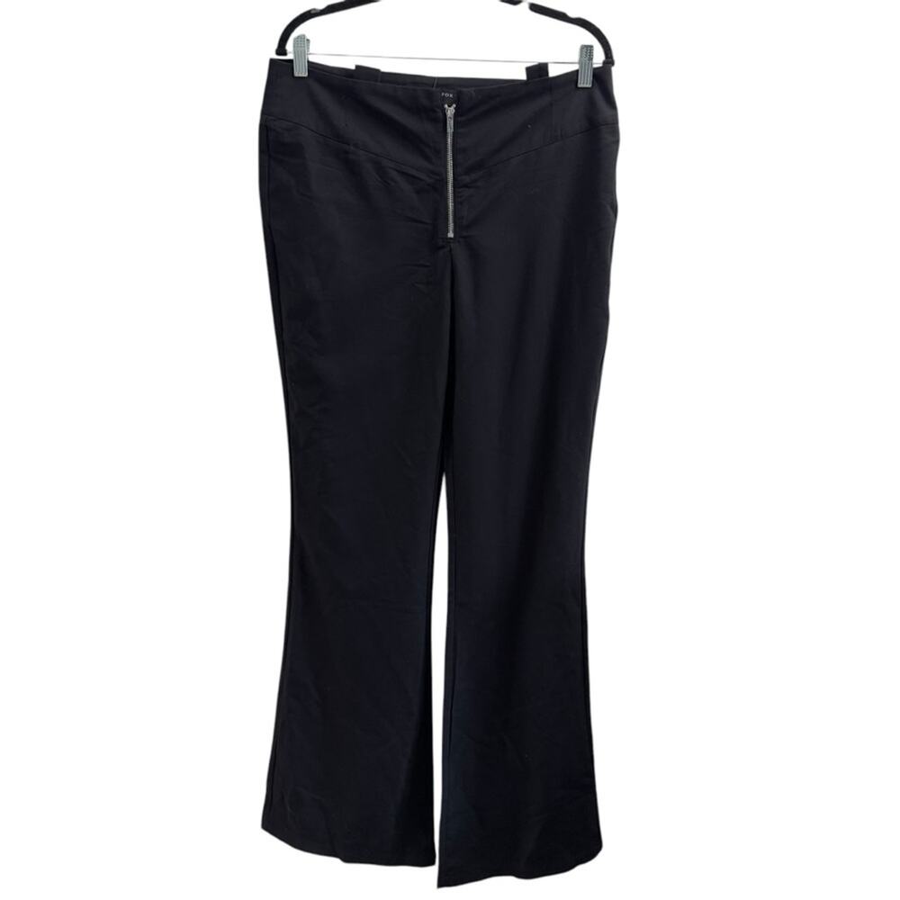 White Fox One Life Black Strappy Flare Pants NWT